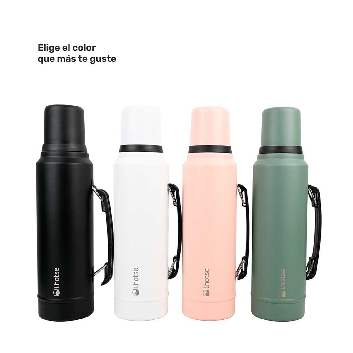 Termo Lhotse Classic 1,3 lts. Negro
