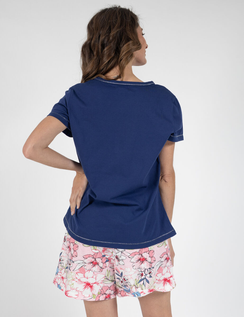 Pijama Corto Mujer Portman Club