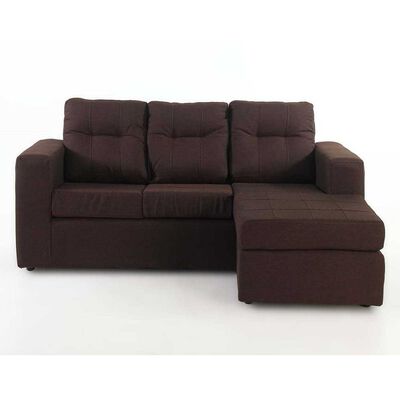 Sofá Modular Kea Rodas 3 Cuerpos Chocolate
