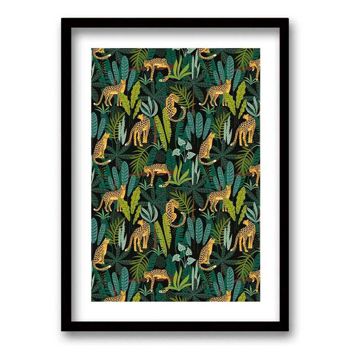 Cuadro Decorativo Retela Tigres 70 x 50 cm