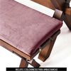 Juego de Comedor Latam Home Sevilla Salamanca 2 Sillas + 2 Bancas Velvet Palo Rosa