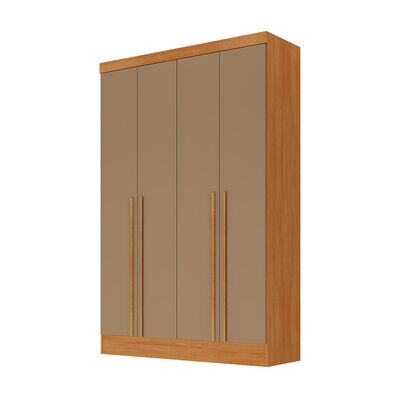 Closet Di Poretti Design New Creta 3 Cajones 4 Puertas Caf&eacute; Oscuro