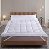 Topper Illusions 1 Plaza Microfibra Blanco