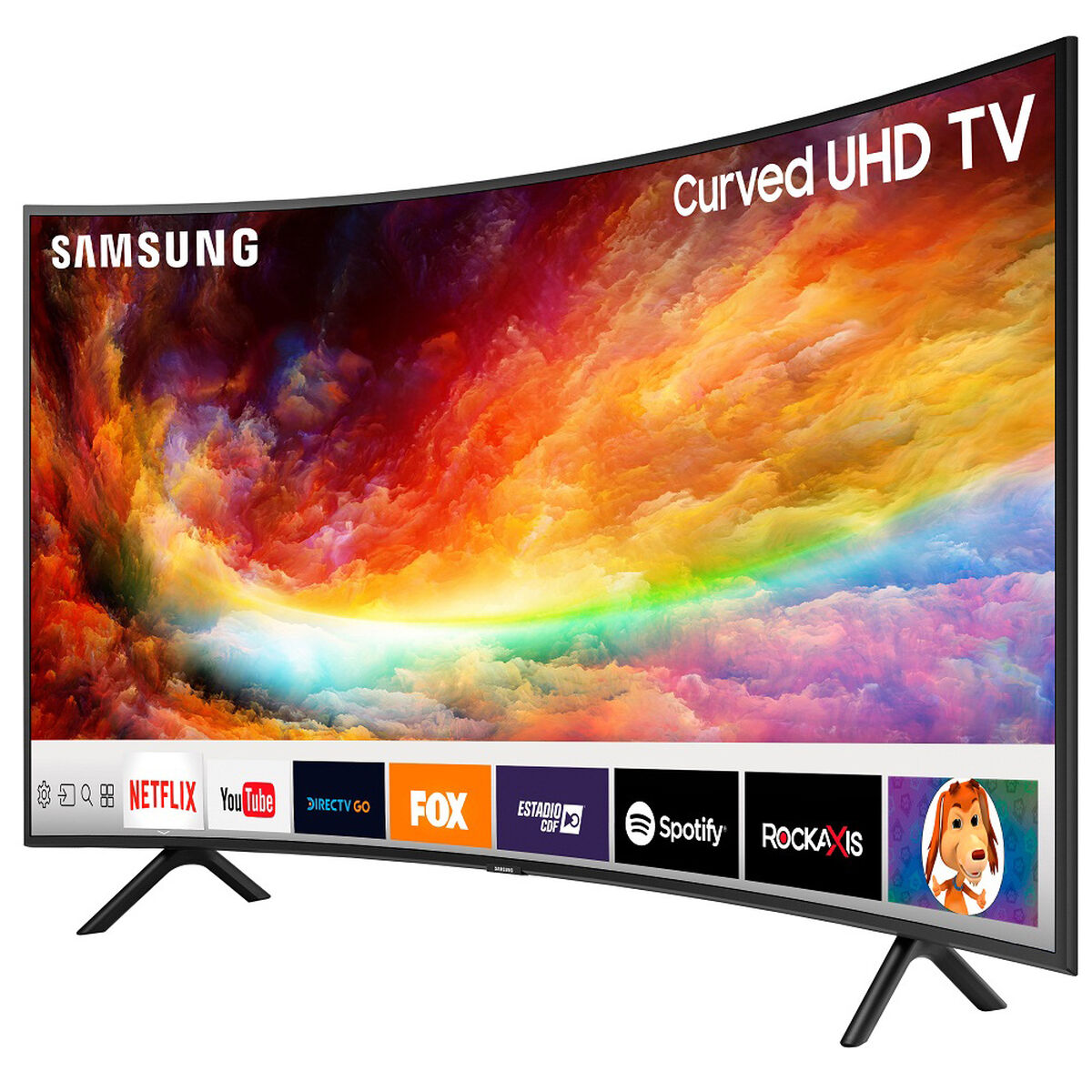 LED 55" Samsung UN55NU7300GXZS Smart TV 4K UHD