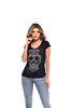 Polera Manga Corta Mujer Rock Caviar