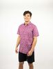 Camisa Estampada Manga Corta Hombre Cutback