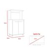 Combo Mueble Superior + Mueble Microondas + Mueble Inferior TuHome Manchester Blanco