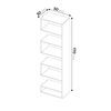 Estante Silcosil Unión Blanco Madera