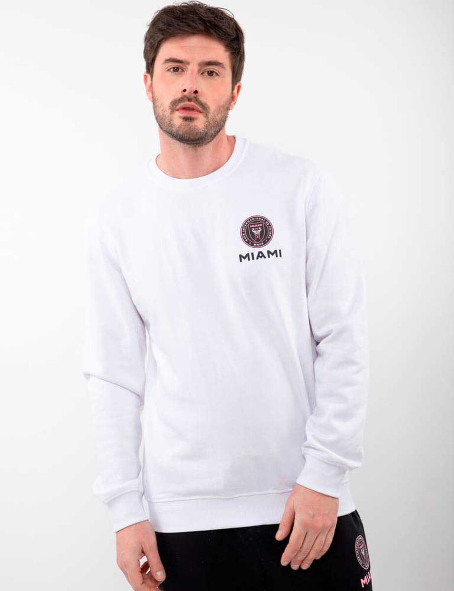 Polerón Deportivo Cuello Redondo de Algodón Hombre Inter Miami