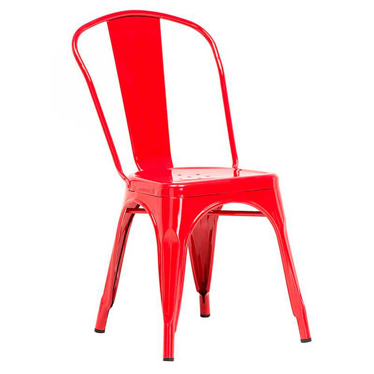 Pack 4 Sillas Idetex Antique Rojo