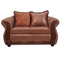 Sofá Black Factory Sofia 2 Cuerpos Café