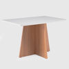 Mesa de comedor Roca Lotus 4 Personas Blanco Canela