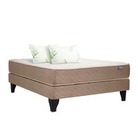 Cama Europea Celta Full Bamboo + 2 Almohadas