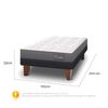 Cama Europea CIC 1,5 Plazas Anatomic