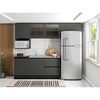 Mueble Base de Cocina Home Mobili Etni 120 2 Cajones Grafito