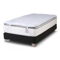 Topper Rosen 1,5 Plazas Microfibra Blanco