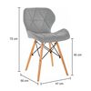 Pack de 4 Sillas Novahus  Gris