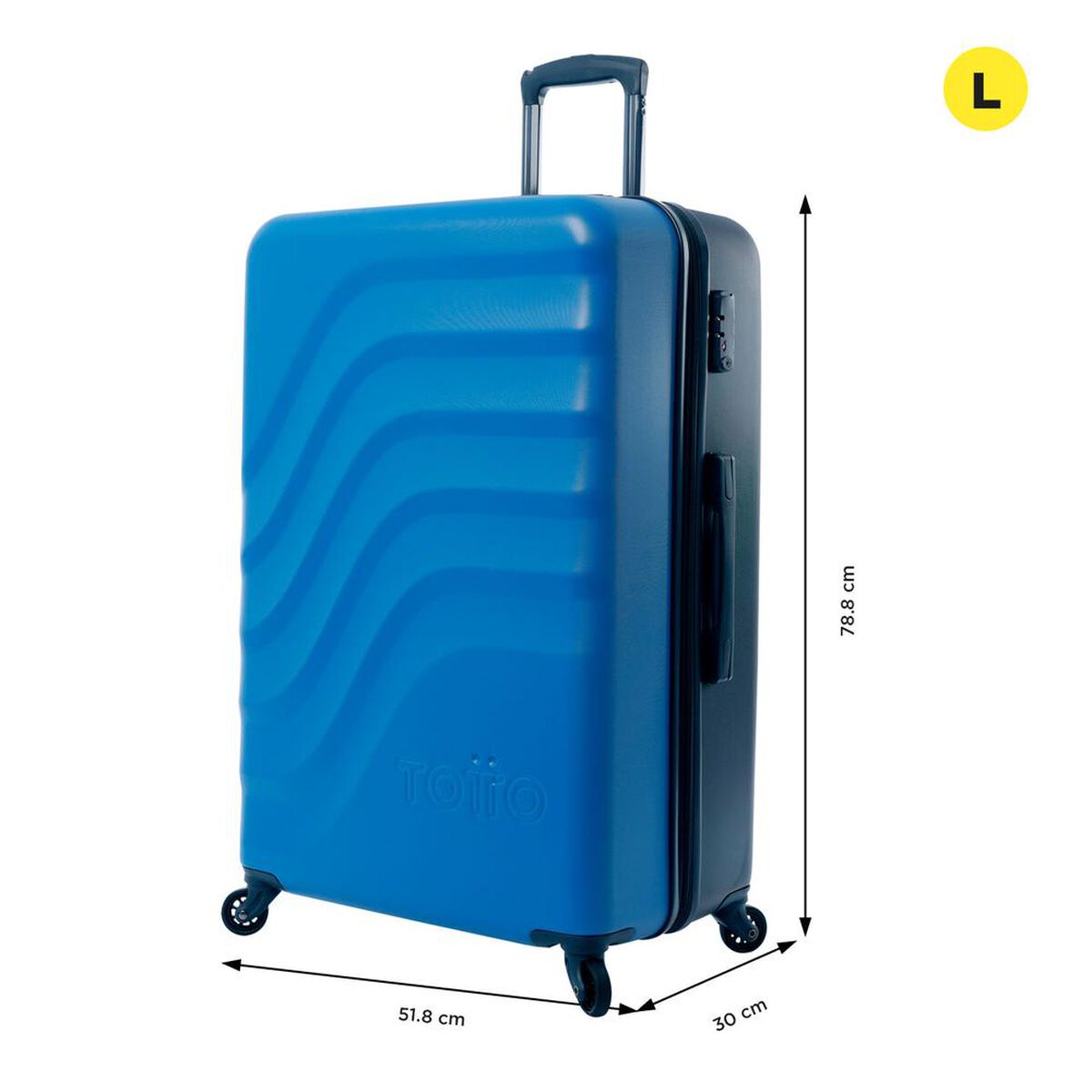 Maleta de Viaje Totto Bazy Azul 97,7 lts. Talla L