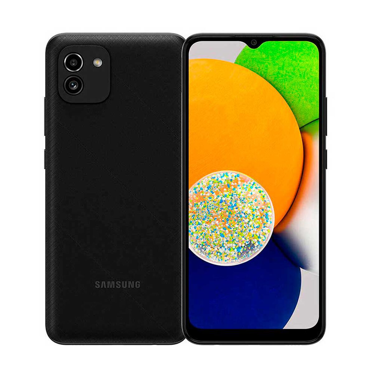 Combo Tablet Samsung SM-T733 Galaxy TAB S7 FE Octa Core 4GB 64GB 12.4" Negro + S-Pen + Cover + Celular Galaxy A03 64GB 6,5" Negro Liberado