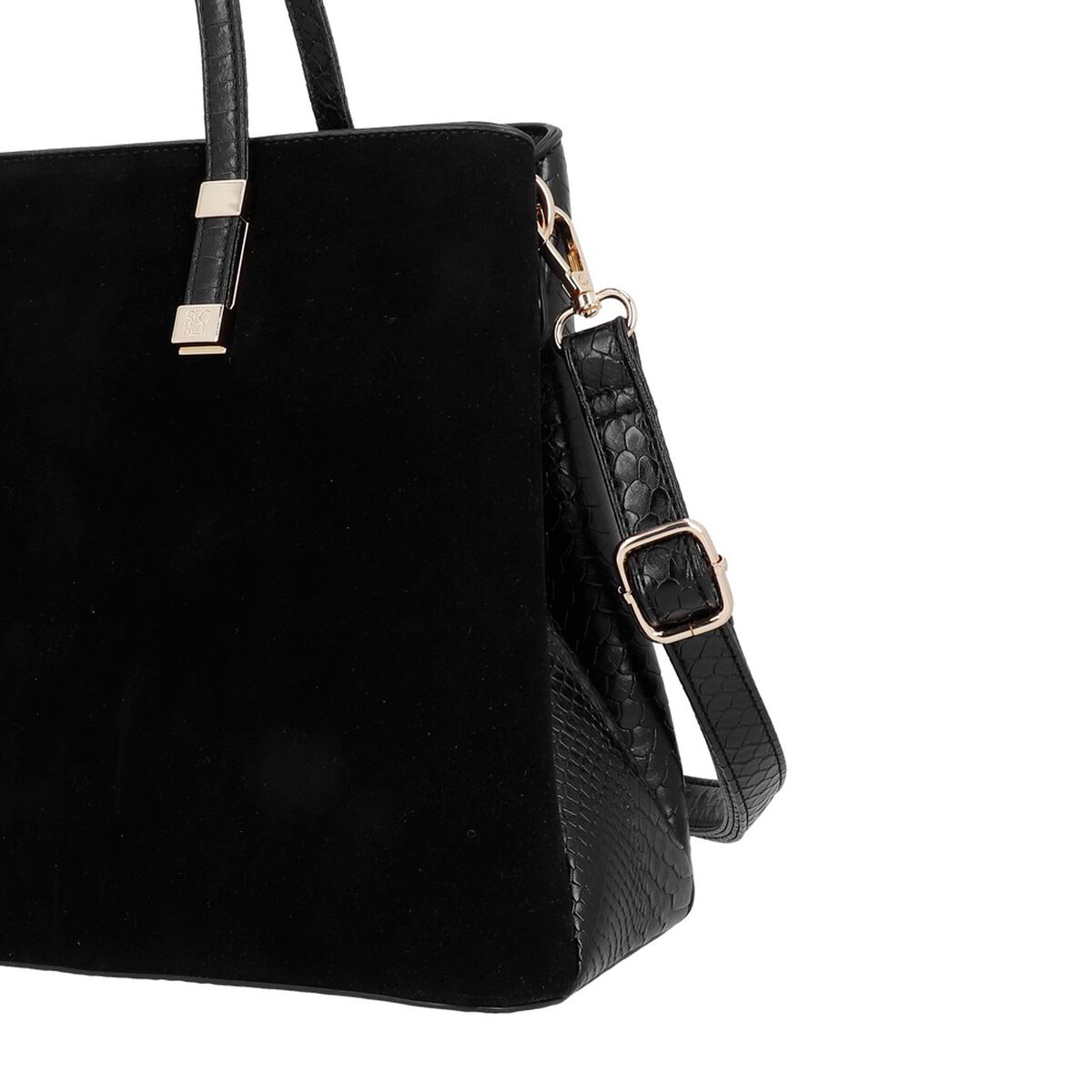 Cartera Tote Secret Zagreb SC7 Mediana Negro
