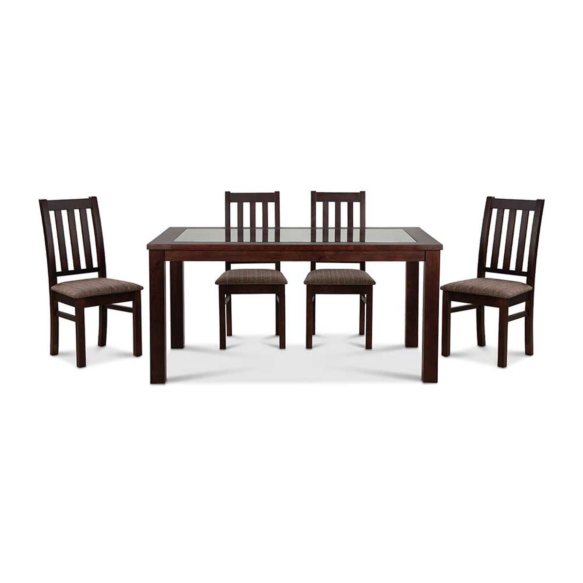 Juego de Comedor CIC &Ntilde;uble 6 Sillas Chocolate
