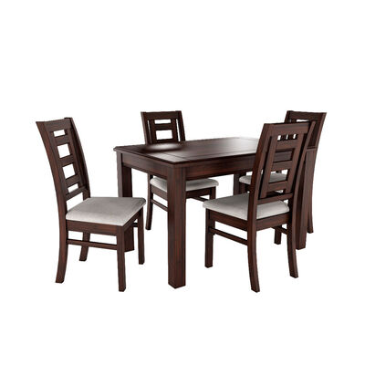 Juego de Comedor Muebles Hema Sevilla 4 Silla Chocolate