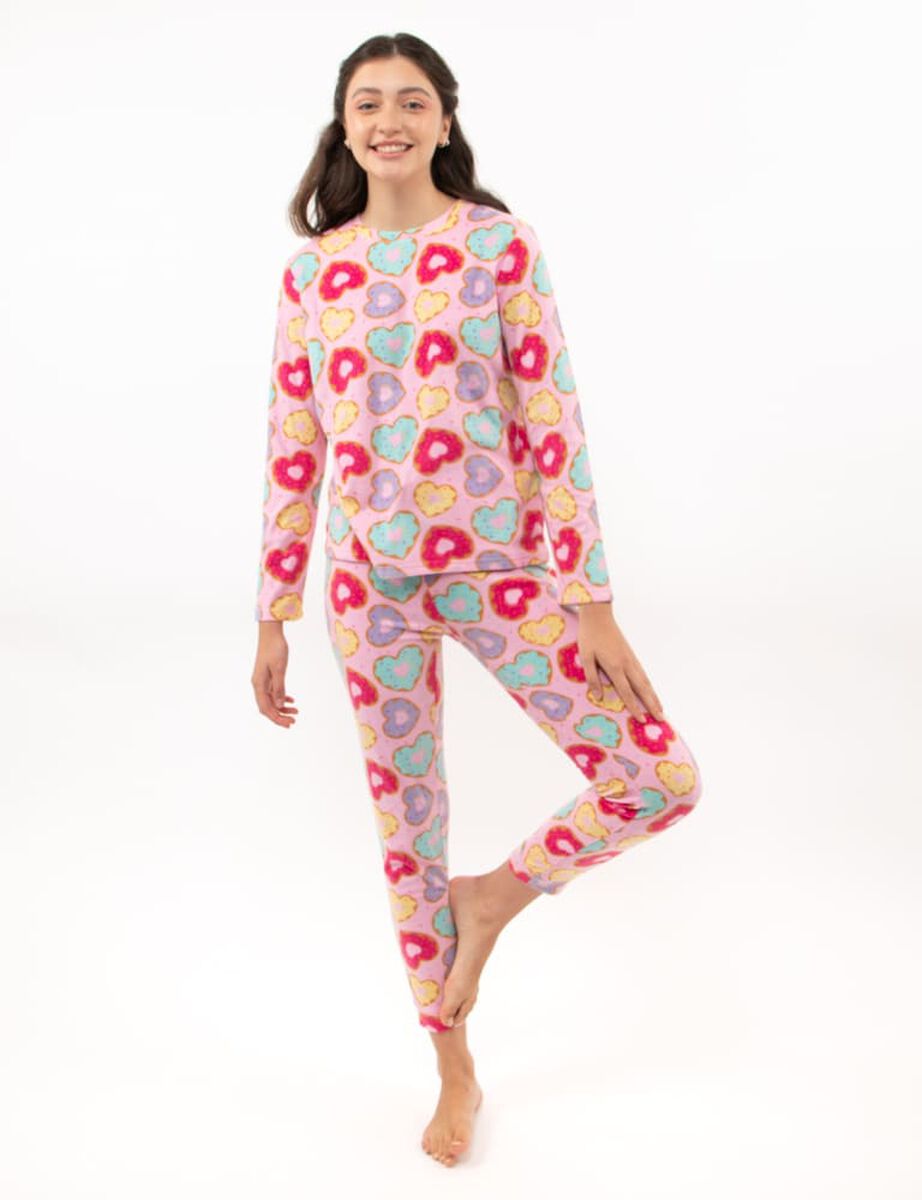 Pijama Manga Larga Mujer Icono