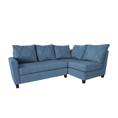 Imagen 2 del producto Sofá Seccional Derecho Living Factory Musso 5 Cuerpos Azul