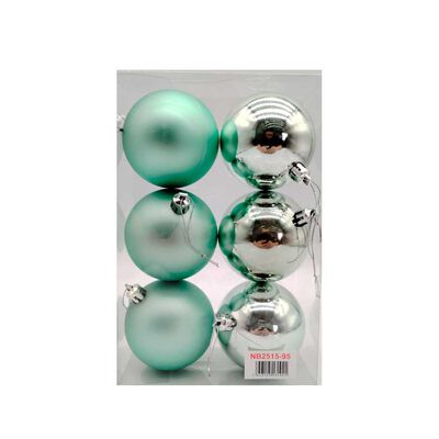 Adorno Navideño Set Esferas 12 Piezas Casanova