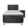 Box Spring CIC 1,5 Plazas Ortopedic Advance + Respaldo + Velador