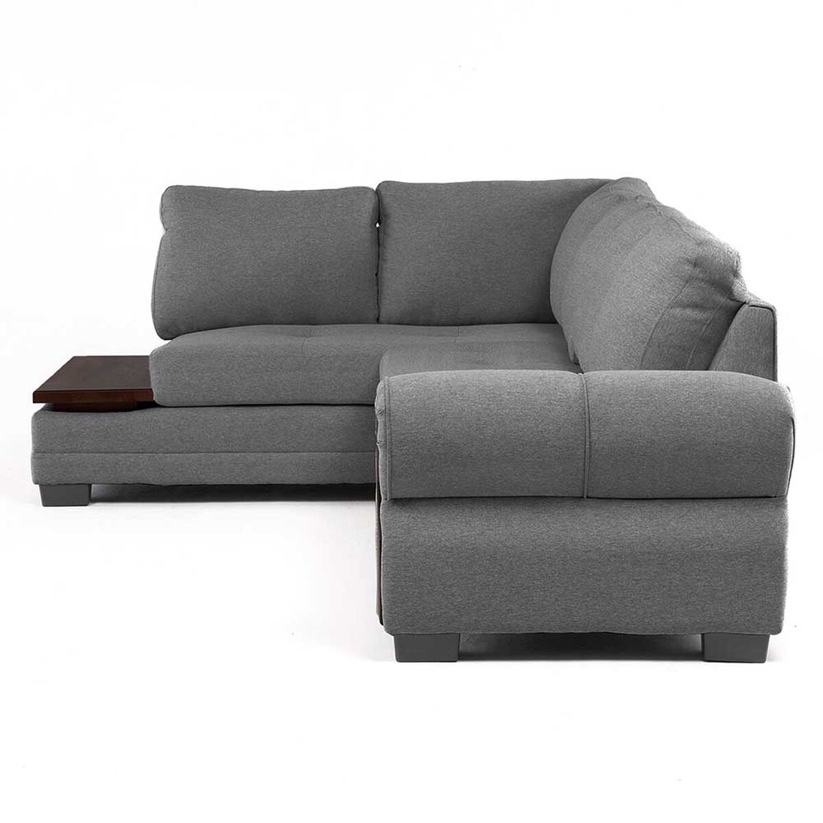 Sof&aacute; Seccional Living Factory Michigan 6 Cuerpos Gris