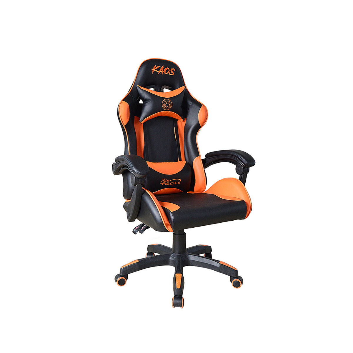 Silla Gamer Njoytech Kaos Naranja
