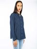 Blusa Denim Manga Larga Mujer Zibel