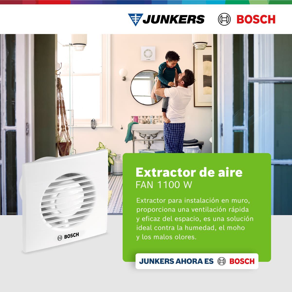Extractor Aire Bosch  Fan 1100 W
