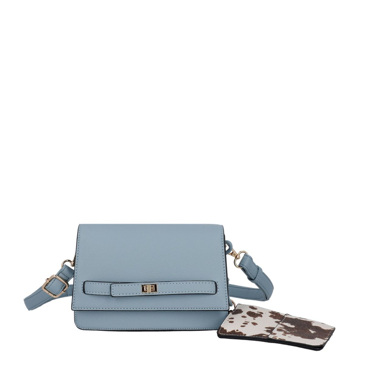 Cartera Bandolera Secret Serbia SC7 Peque&ntilde;a Celeste