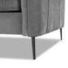 Sofá Innovamuebles Italia Felpa 3 Cuerpos Gris