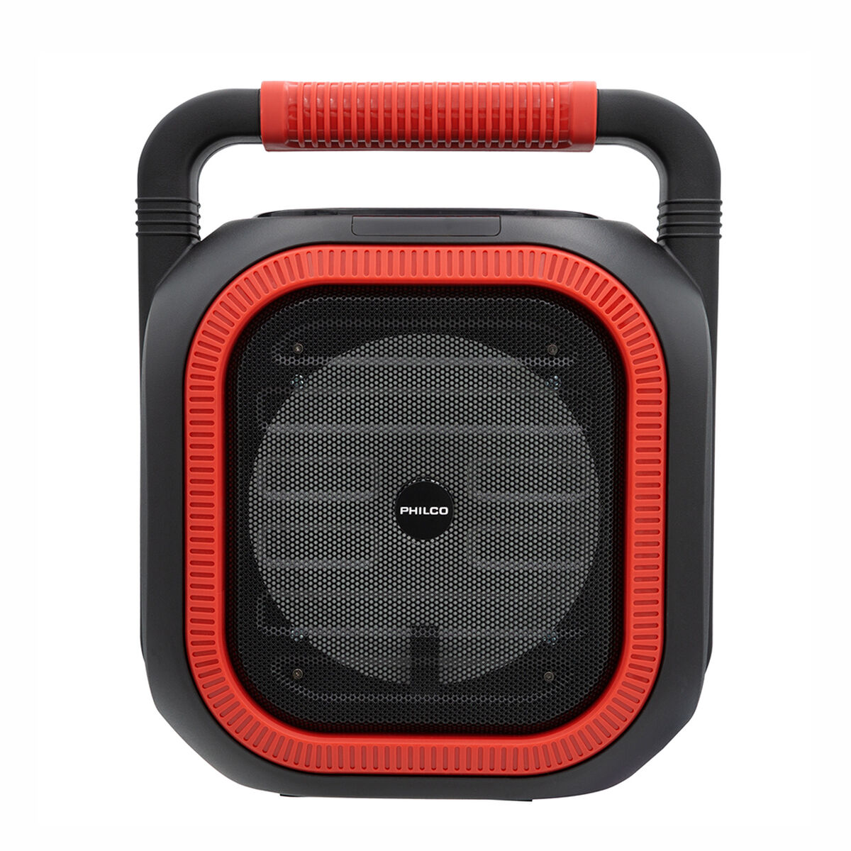 Parlante Bluetooth Philco 765 Karaoke Gris-Rojo