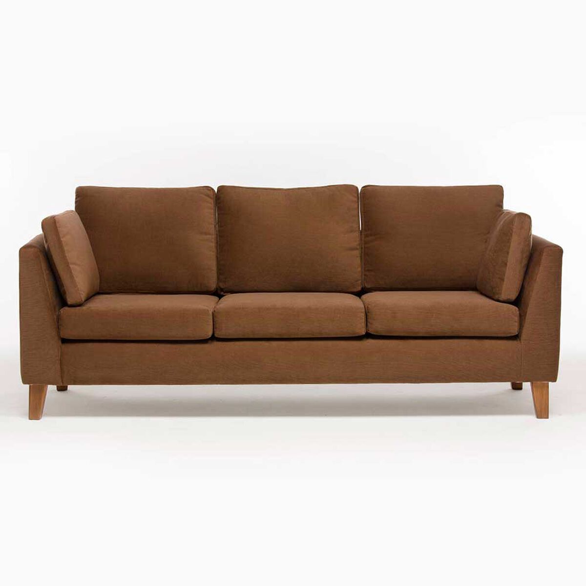 Sofá Barra Design Estocolmo 3 Cuerpos Café