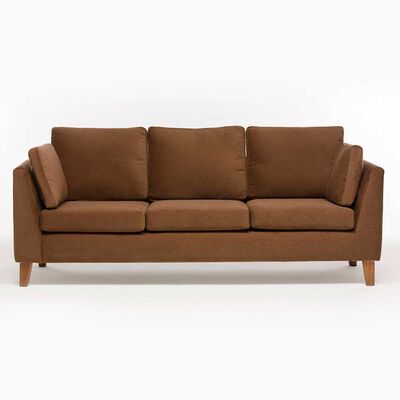 Sofá Barra Design Estocolmo 3 Cuerpos Café