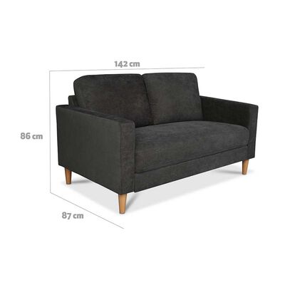 Imagen 2 del producto Sofá CIC Londres 2 Cuerpos Gris