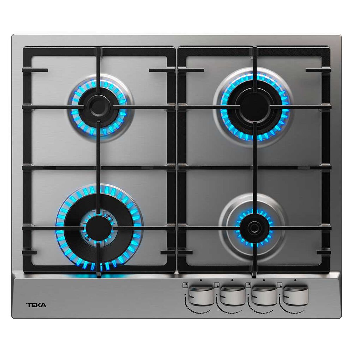 Encimera a Gas Teka GSC 64320 Inox 4 Quemadores
