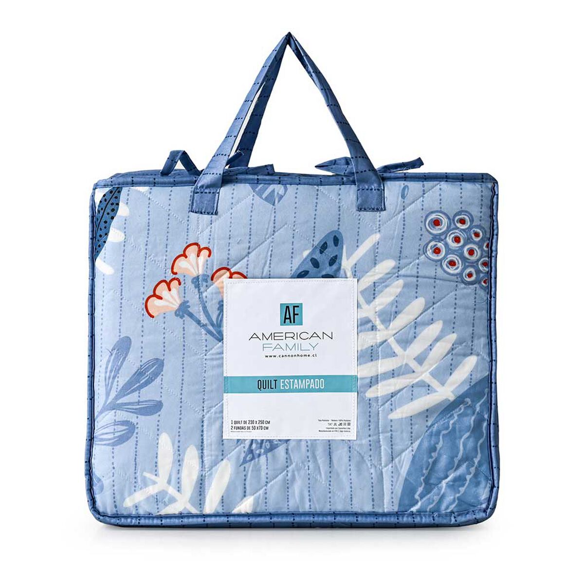Quilt Estampado American Family King River
