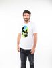Polera Slim Con Estampado Manga Corta Hombre Zibel