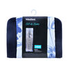 Set 3 Piezas Cortina de Baño + Piso Mashini Malva