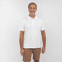 Polera Piqué Manga Corta Hombre Portman Club Blanco, Grafito, Gris, Navy, Negro