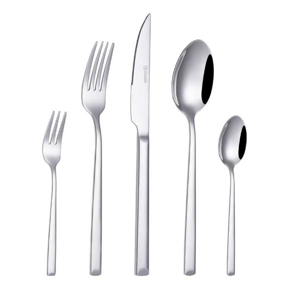Set de Cuchillería Simplit Sicilia 30 Piezas Blanco