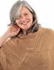 Ruana Camel Mujer Bside