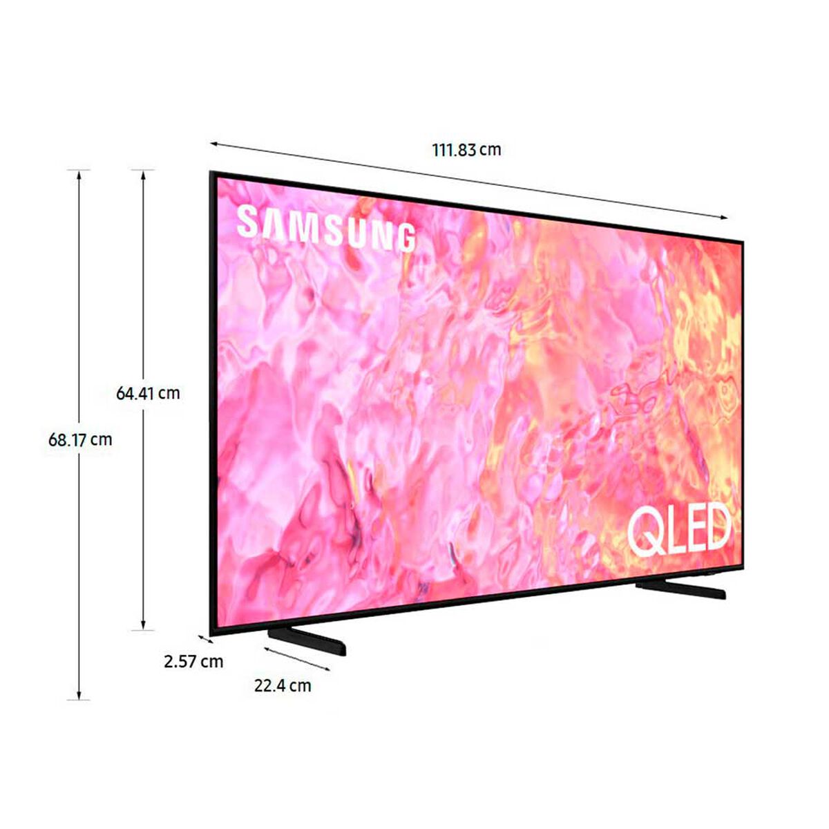 QLED 50" Samsung Q60C Smart TV 4K 2023