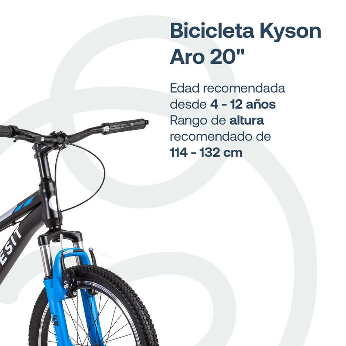 Bicicleta Kyson 20 Azul Bebesit