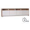 Rack TV CIC Colbun Olmo Blanco Hasta 70"